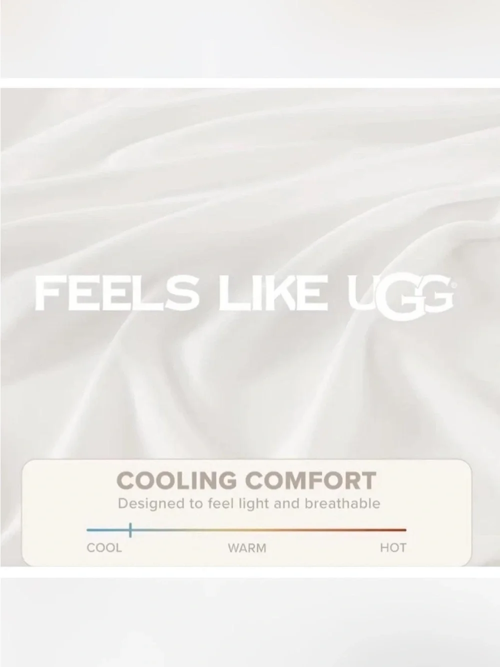 UGG Iona 100% Cotton Sheets White (Queen) New